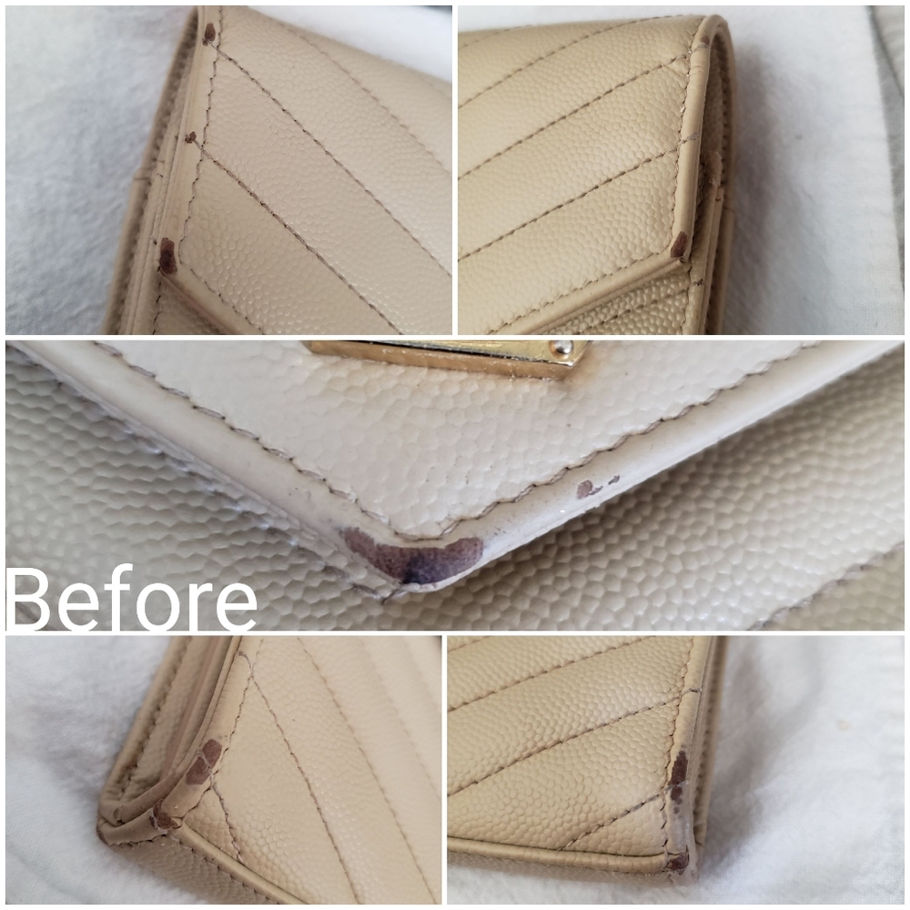 *SOLD* Authentic Pre-owned Saint Laurent Cassandre Grain De Poudre Envelope Bag - Picture 11 of 16